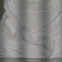 Women's Basic Long Sleeve Square Neck Crop Top Double Lined Slim Fit T-Shirt, S, White