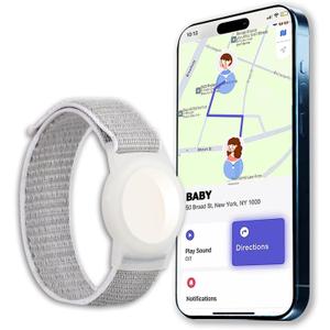 GPS Tracker for Kids, Teen, Special Needs, Elderly - Real-Time Mini Locator Watch Band - No Monthly Fee - Hidden Tracking Device for iOS