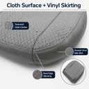SecosAutoparts Driver and Passenger Side Bottom & Top Lean Back Replacement Seat Covers & Two Foam Cushion Compatible with Chevy Express GMC Savana 2003-2014