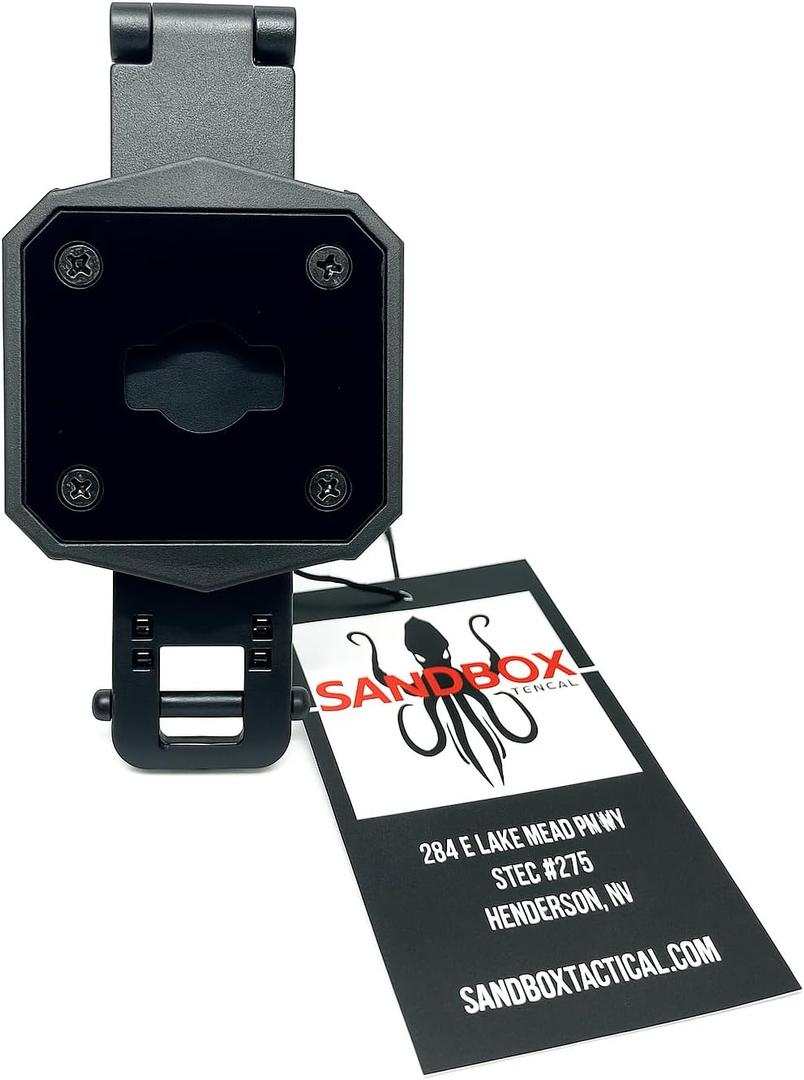 Single molle Camera Mount Made/Designed specifically for The Axon Taser Body Camera 2, 3 and 4. (Single)
