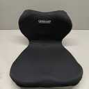 Coverado Car Seat Cushion and Lumbar Support Pillow One Piece, Memory Foam Ergonomic Back Support Driving Seat Cushion for Back Pain, Non-Slip Washable Cushion for Car, Driver, Office