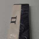 TOPDesign Personalized Initial Canvas Beach Bag, Monogrammed Gift Tote Bag for Women (Black & White)