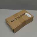 2 Pack - 8 inch Black Hidden L Shelf Bracket (1/5 Inch Thicked) Iron Floating Shelf Brackets Rustic Industrial Metal Brackets for Shelf Support