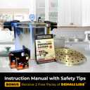 THE TANKER by Denali Canning - 23 Quart Beginner Friendly Pressure Canner & Cooker | Induction Compatible | Pressure Gauge, 15lb & 10lb Weights | Aluminum & Stainless Steel Parts | USA Company
