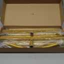 Metal Arch Backdrop Stand, 7.2FT+6FT Wedding Arch Backdrop Stand, Set of 2 Gold Backdrop Arch Stand, Wedding Arch Frame for Wedding Ceremony, Birthday Party, Baby Shower, Graduation Ceremony, Decoration