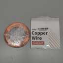 99.9% Soft Copper Wire, 10 Gauge/ 2.6 mm Diameter, 31 Feet / 9.5m, 1 Pound Spool Pure Copper Wire, Jewelry Making Wire Craft Wire
