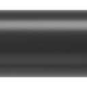 Umbra Cappa Modern 1" Curtain Rod, Includes 2 Matching Finials, Brackets & Hardware, Black