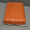 Ascoza 2pack 132 Inch Orange Round Tablecloth in Washable Polyester Fabric for Wedding/Banquet/Restaurant/Parties