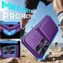 GooseBox for Samsung Galaxy S26 Ultra Case Wallet with RFID [Cards Holder][Camera Cover][Edge Raised] Full Body Shockproof Silicone Protective Phone Case for Galaxy S26 Ultra 2026 (Purple)