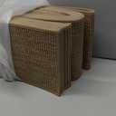 RIOLAND Linen Non-Slip Stair Treads for Wooden Steps Indoor, 8" X 30", 15 Pack, Carpet Stair Runner For Pets Kids And Elders