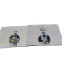 Eieanao Funny Bald Eagle Gifts Kitchen Towels Set of 2, Bald Eagle Cooking Microfiber Dish Tea Hand Towels for Kitchen Bar Decor, Chef was Cute, Would Eat Here Again, 16x24 Inch
