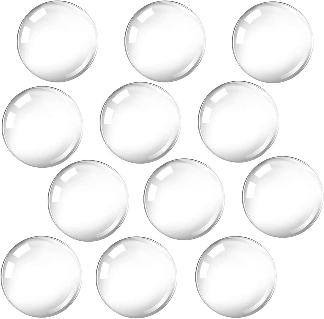 2 x Door Stoppers for WallAOPANDA Wall Protectors from Door knobs for Door Handle Guard Silencer Self Adhesive,Reusable Clear Rubber Guard Door Bumpers for Wall Protector(2 in*0.31 in,12Pcs)