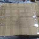 Upolana Dog Crate Furniture, 32 inch Medium Dog Crates with Bed Mat, Wooden Dog Kennel Furniture, End Side Table Dog Cage with 3 Doors, Greige