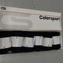 CS CELERSPORT 6 Pairs Ankle Athletic Running Socks Low Cut Sports Tab Socks for Men and Women (Black, M)