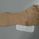 Truform 20-30 mmHg Compression Stockings for Men and Women, Knee High Length, Open Toe, Beige, Large