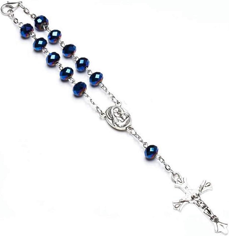 JIAMIN Intercession Car Rearview Mirror Rosary-Catholic Rosary - Farmhouse Door Knob Rosary JIAMIN Intercession Car Rearview Mirror Rosary-Catholic Rosary - Farmhouse Door Knob Rosary