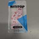 NITITOP Compatible with iPhone 15 Case Clear Magnetic Durable Compatible with MagSafe Cute Bow Ribbon for Women Girls Bowknot Hard PC Back Shockproof Protective Phone Cover - Cherry