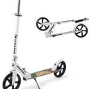 Kick Scooter for Ages 6+, Kids, Teens & Adults. Max Load 240 LBS. 8IN Big Wheels for Kids, Teens & Adults, 3 Adjustable Levels