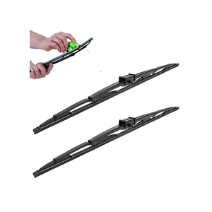 2Pcs 32" Heavy Duty Windshield Saddle Mount Wiper Blade Replacement for Motorhome Recreational Vehicle RV and Bus with 2 Rubber