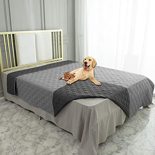 Ameritex Waterproof Dog Bed Cover Pet Blanket for Furniture Bed Couch Sofa Reversible Size  King