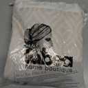 Tabea Turkish Cotton Hand Towels Set of 2  Decorative Kitchen & Bathroom Towels with Woven Front and Terry Backing (Bohemian Rhythm Beige)