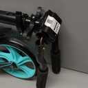 Kick Scooter for Ages 6+,Kid, Teens & Adults. Max Load 240 LBS. Foldable, Lightweight, 8IN Big Wheels for Kids, Teen and Adults, 4 Adjustable Levels. Bearing ABEC9 (Aquas)