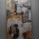 Abstract Canvas Wall Art - Modern Minimalist Wall Painting - Brown Decorations - Framed Wall Art for Bedroom, Office - Artwork Wall Decor - Brown Bedroom Wall Decor Above BedAbstract Canvas Wall Art 2448IN