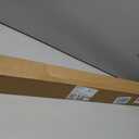 LazBlinds No Drill Zebra Blinds for Windows 35" W x 64" H, Grey