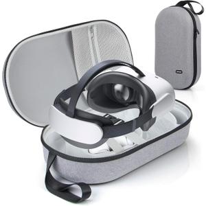 JoyHood Hard Carrying Case Compatible with Meta 3/Oculus 2/Pro/PICO4 VR Headset, Travel Storage Case fits for Elite Strap/Touch Controllers/Battery Pack/Charging Cable