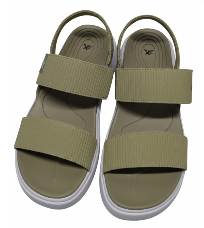 Women Sports Sandals Platform Open Toe Ankle Strap Sandal Summer Comfortable Non-slip Hiking Outdoor Walking, Green, Size 8.5