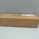 KAMANINA Black Curtain Rod 1 Inch Single Drapery Rods 72 to 144 Inches (6-12 Feet), Heavy Duty Curtain Rods for Windows 66 to 144 Inch, Marbled Finials