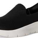 Skechers Women's Hands Free Slip-ins Go Walk Flex-Relish Sneaker (8 Wide, Black/White)