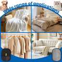 2 x 3Pcs Pet Hair Removal Glove, 2025 New Upgrade Electrostatic Gloves Pet Hair Reusable for Cats Dogs & Pets