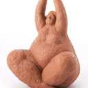 HAUCOZE Lady Sculpture Decor Woman Figurine Statue Modern Arts Gifts Polyresin 10 inch