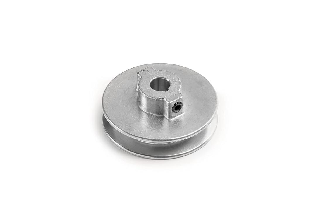 Terre Products, Heavy Duty 3" V-Groove Drive Pulley, Precision 1/2" Bore, Robust Z3A Zinc Alloy Die Cast Pulley