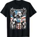 4th of July Patriotic Funny George Washington July 4th USA T-Shirt, 2XL