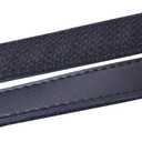 Wento Leather Purses Straps, Lobster Hook, Black, 24'' Length, 0.78'' Width, Real Leather Sewing Canvas Backing, Replacement Purse Straps