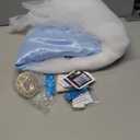 leegleri Baby Blue Tulle Tutu Table Skirt for Baby Shower Wedding and Birthday Party,LED Table Skirt for Rectangle Table (9 ft Table Skirt) (108" x 108" (Rectangular))