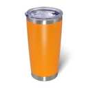 20oz Tumbler with Lid Stainless Steel Tumblers Insulated Mug Orange