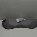 Smooth Triple Fusion Back Massager,with Heat, Vibration & Lumbar Traction - Deep Tissue Lumbar Pillow for Lower Back Pain Relief, Relaxation for Home, Office - Corded ElectricDark Gray