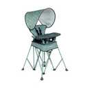 Baby Delight Go with Me Uplift Deluxe Portable High Chair | Travel High Chair | Sun Canopy | Indoor and Outdoor | Green Garden