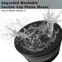 Phone Holders for Your Car,Upgraded Cell Phones Mount for Magsafe, 360 Rotation Dashboard Windshield Holder Magnet for iPhone,Portable Washable N52 Strong Suction Cup Magnetic Phone Stand