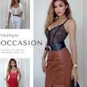 SHAPELLX Lace Bodysuit for Women Tummy Control Shapewear Backless Body Suits Body Shaper X-Large