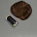 Short Hair Topper for Thinning Hair 5.5 Inch Short Pixie Cut Toppers Pieces Natural Curly Texture Synthetic Blonde & Highlights Wiglets Hairpieces (5.5 inch)