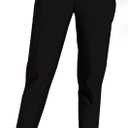 Medical Scrub Pants for Women, Jogger Pants with 6 Pockets, Soft Womens Scrubs Pant Drawstring Mid-Rise Cargo Pants (Large, Black)
