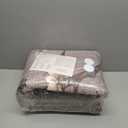 8x10 Area Rugs for Living Room, Oriental Floral Birds Large Washable Rug for Bedroom, Soft Low Pile Non Slip Carpet for Dining Room Kids Room Farmhouse Office Home Decor, Brown