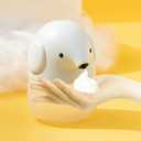 Automatic Soap Dispenser for Kids- Cute Elephant Touchless Foaming Hand Soap Dispenser, Waterproof & USB Rechargeable, 13.5oz/ 400ml for Bathroom Countertop, Kitchen, Preschool Children (Light Grey Elephant)