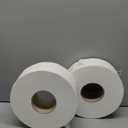 AmazonCommercial 2-Ply White Jumbo Roll Toilet Paper, 9 in, Septic Safe, Compatible with Universal Dispensers, FSC Certified, 1000 Feet Per Roll (Pack of 12)