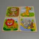 TOY Life Wooden Puzzles for Toddlers 2-4, Toddler Montessori Toys for 1 2 3 Year Old Boys Girls, Animals Wood Jigsaw Puzzles, Educational Learning Toy Kids Puzzle, Best Gifts for Baby Age 1-3 2-4