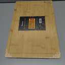 Riveira Wood Cutting Board  Gourmet Bamboo Grandeur: 15 x 10 Inches Wooden Cutting Boards For Kitchen  Natural Cutting Boards For Kitchen  Innovative Juice Grooves Non Toxic Cutting Board